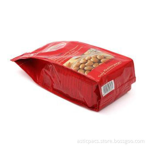 Custom Printed Heat Seal Stand Up Candy Pouch , Side Gusset